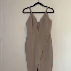 Semi formal dress - light grey